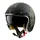 OPEN-FACE HELMET MT HELMETS THE MANS 2 SV DILER A2 MATTE BLACK XS SINGLE VISOR TRANSPARENT (SUPPLIED WITH ONE SCREEN ADDITIONAL DARK (ECE 22.06)
