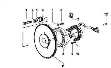 Volant magnetique