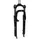 MTB FORK 26 " ZOOM 386MLO TO RESSORT BLACK ADJUSTABLE/BLOCABLE DEB. 60 mm PIVOT LISSE 285 mm 1''1/8-28,6 OUTER COMPATIBLE V-BRAKE/DISC