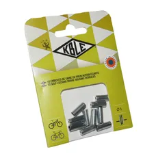 END CAP AUTOBLOCANT FOR CABLE HOUSING 5 mm SILVER (BAG OF 10 PIECES)