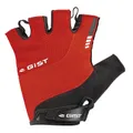 CYCLING GLOVES SHORT GIST KONTROL SUMMER RED M (PAIR CARDED) WITH VELCRO -5512