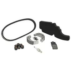 KIT ENTRETIEN SCOOT ADAPTABLE PIAGGIO 50 VESPA LX 4T 2005>2009 (PACK 6 PIECES) -SELECTION P2R STANDARD