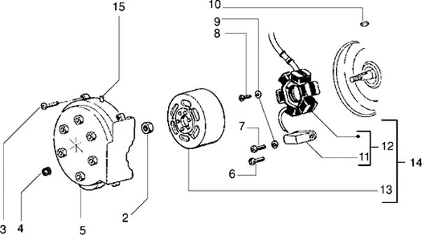 Volant magnetique
