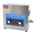 NETTOYEUR/BAC ULTRASONS PROFESSIONNEL ANALOGIQUE 6,5L 180 WATTS AVEC VANNE DE VIDANGE (300x155x150mm) (QUALITE PREMIUM)