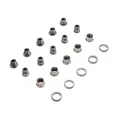 CHAINRING BOLT SET STRONGLIGHT ROAD TRIPLE STAINLESS STEEL (SET OF 5) - CHAINRING BOLT AND NUT