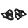 CALE PEDAL ROTO TYPE LOOK DELTA BLACK FIXE (PAIR)