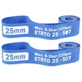 FOND DE JANTE VELOX PVC ROUE 24'' CARGO / LONGTAIL EN 25mm (VENDU PAR 2 EN BOITE)