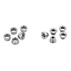 CHAINRING BOLT SET STRONGLIGHT TRACK SINGLE STEEL (SET OF 5) - SCREW M8X6.5X0.75 AND CHEMINEE M8X4.5X0.75