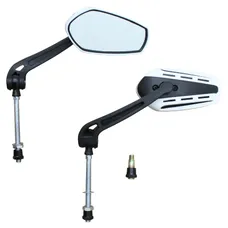 REAR-VIEW MIRROR SCOOTER REPLAY X-RUN WHITE (PAIR)