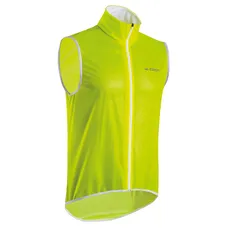 WINDPROOF JACKET GIST YELLOW FLUORESCENT IMPERMEABLE WITHOUT MANCHE XS -5273
