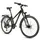 CONVENTIONAL BICYCLE TREKKING BIKE 28 LEADER FOX ESPIRIT 2025 WOMEN'S BLACK 9-SPEED FRAME ALUMINIUM 20 INCHES (SIZE ADULT 178 TO 185 cm)