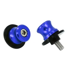 DIABOLO MOTO M8 ALU ANODISE BLEU (PAIRE) -AVOC