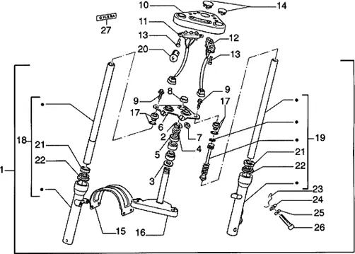 Fourche Telescopique