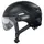 ADULT BICYCLE HELMET ABUS URBAN HYBAN 2.0 ACE VELOURS BLACK LIGHT INTEGRATED SIZE L (56-61 cm) ADJUSTMENT ADJUSTMENT DIAL