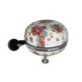 BICYCLE BELL BASIL BLOOM FIELD WHITE DIAMETER 80 mm (SOLD INDIVIDUALLY) MOUNTING KIT 22,2/25,4 mm