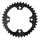 E-BIKE CHAINRING 4-BOLT DIA. 104 FOR BOSCH 38T SINGLE BLACK STEEL (FOR SYSTEM 1ERE AND 3EME GENERATION - COMPATIBLE BROSE) BULK PACKED