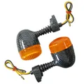 CLIGNOTANT 50 A BOITE ADAPTABLE DERBI 50 SENDA 1995> / BETA 50 RR ORANGE/CARBONE (PAIRE) -REPLAY