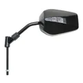 ADAPTABLE REAR-VIEW MIRROR PEUGEOT 50 SPEEDFIGHT 3 2009> REVERSIBLE BLACK (CE APPROVED) (SOLD INDIVIDUALLY) -P2R