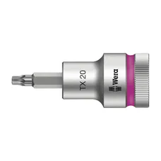 DOUILLE TORX WERA 8767 HF ZYKLOP 1/2 T20 LONGUEUR 60 mm (VENDU A L'UNITE) -MARQUE ALLEMANDE POUR LES ATELIERS