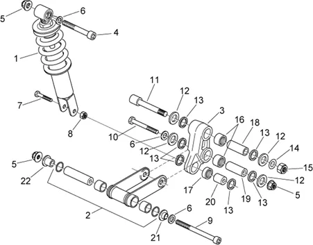 Suspension arriere