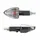 CLIGNOTANT UNIVERSEL REPLAY MINI TRIANGLE A AMPOULE BA9S TRANSPARENT/CARBONE (L 83mm / H 37mm / L 28mm) (PAIRE) **