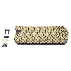 CHAINE MOTO AFAM 428 134 MAILLONS XS-RING RENFORCEE OR (A428XMR-G2 134L)
