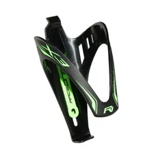 PORTE BIDON RACE ONE X3 RACE MAT NOIR/DECO VERT FLUO
