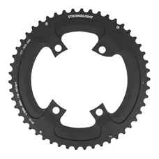 ROAD CHAINRING 4-BOLT DIA. 110 FOR SHIMANO ULTEGRA R8000/R8050 STRONGLIGHT 50T OUTER BLACK CT2 11-SPEED (FOR CHAINRING 34T)