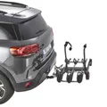 PORTE VELO PLATEFORME MOTTEZ DIANE INCLINABLE POUR 3 VELOS MUSCULAIRE FIXATION RAPIDE SUR L'ATTELAGE -FABRICATION FRANCAISE HOMOLOGUE CE - CHARGE MAXI 45KGS (OFFRE SPECIALE)