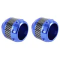 ECROU PROTECTION ANTICHUTE FIXATION MOYEU POUR TROTTINETTE KUKIRIN G2 MASTER/SMARTGYRO RYDER METAL BLEU -SELECTION P2R