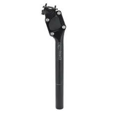 TIGE DE SELLE ROUTE/VTT ERGOTEC PARALLELOGRAMME ALU NOIR DIAM. 31,6 L350 mm POUR UTILISATEUR 70-90 Kg (HOMOLOGUE NIVEAU 5)