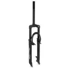 MTB FORK 26 " M-W TO SUSPENSION STEEL RESSORT/ELASTOMERE BLACK DEB. 50 mm PIVOT (240/85 mm) THREADED 1"-22.2 INNER FOR V-BRAKE AND DISC BRAKE
