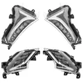 CLIGNOTANT ET FEUX AR MAXISCOOTER ADAPTABLE YAMAHA 530 TMAX 2017>2019 TRANSPARENT AV/AR DROIT ET GAUCHE A LEDS (HOMOLOGUE CE) -P2R
