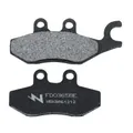 PLAQUETTE DE FREIN NEWFREN POUR PIAGGIO 250-500 MP3 AR, 125 X-EVO AR, 125-250 X9 EVOLUTION AV DROIT 2006>, 400 X8 AV (FD0365B) (ELITE ORGANIQUE)