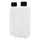 DOSEUR D'HUILE AVEC RESERVE POUR MELANGE ESSENCE P2R GRADUE TRANSPARENT 250ml AVEC BOUCHON (VENDU A L'UNITE)