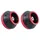 ECROU PROTECTION ANTICHUTE FIXATION MOYEU POUR TROTTINETTE METAL ROUGE -SELECTION P2R