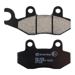 PLAQUETTE DE FREIN BREMBO POUR KYMCO 50 AGILITY RS NAKED 2010>2015, AGILITY R10 2006>2014 4T, 125 AGILITY 2006>2011, 125 AGILITY CITY 2011>2017 AV (SCOOTER CARBONE CERAMIQUE) -07035CC