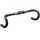 ROAD HANDLEBAR ITM ALCOR WING ALUMINIUM PROFIL AILE BLACK 31,8 L 44 OUTER (AXLE-AXLE 42 cm) 295 g DECO RED/WHITE
