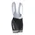 CYCLING SHORTS GIST JUNIOR BIB STRAPS BASE GEL BLACK BORDS BLACK/WHITE TO RAYURES 8/10 YEARS - 8111