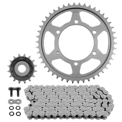 KIT CHAINE ADAPTABLE TRIUMPH 765 STREET TRIPLE R, RS, S 2017>2022 525 16x46 (DIAM COURONNE 106/125/10.5) (DEMULTIPLICATION ORIGINE) -JT SPROCKETS/DID