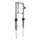 FOURCHE CYCLO EBR POUR MBK 51 CHROME (DIAM 28 mm) (QUALITE 100% MADE IN ITALY)