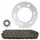 KIT CHAINE ADAPTABLE MALAGUTI 50 XSM 2003>2006 420 45x11 (DEMULTIPLICATION D'ORIGINE) -TOP PERFORMANCES