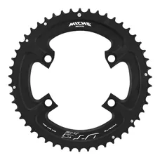 ROAD CHAINRING 4-BOLT DIA. 110 FOR SHIMANO 105 R7100 MICHE 50T OUTER BLACK 12-SPEED