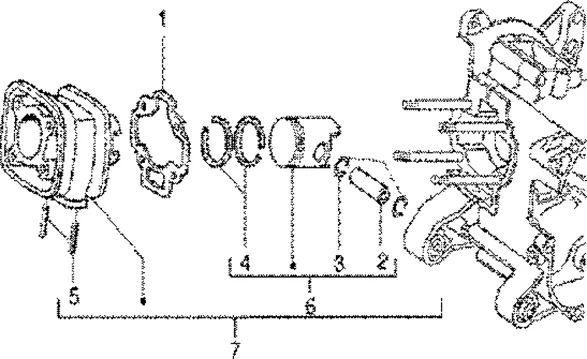 Ensemble cylindre-piston-axe de piston
