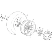 Roue arrière
