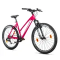 CONVENTIONAL BICYCLE MTB 26 LEADER FOX MXC PINK 8-SPEED FRAME 14 INCHES (SIZE JUNIOR FILLE 140 TO 148 cm)