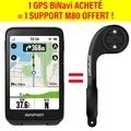 GPS / COMPTEUR iGPSPORT BiNavi COULEUR FULL TACTILE TRANSFLECTIF - CARTOGRAPHIE / ANT+ / BLE5 / AUTONOMIE 35H / MULTI FONCTIONS COMPATIBLE > STRAVA ET KOMOOT - NOIR