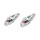 ECLAIRAGE DECO REPLAY GOUTTE D'EAU WING TRANSPARENT/BLANC AMPOULE ORANGE (L 62mm / H 23mm / L 18mm) ) (PAIRE)