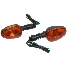 CLIGNOTANT SCOOT ADAPTABLE MALAGUTI 50 F10 2003> AR ORANGE/NOIR (PAIRE) ** -SELECTION P2R