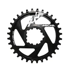 MTB CHAINRING DIRECT MOUNT FOR SRAM XX1-X01-X1-X0-X9 MICHE 32T ALUMINIUM BLACK 11-SPEED (OFFSET 6 mm)